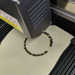 Laser Beschriftung auf Leder