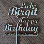 Caketopper Tortentopper Laser Cut