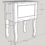 Sketchup Make 2017 Nachtschränkchen